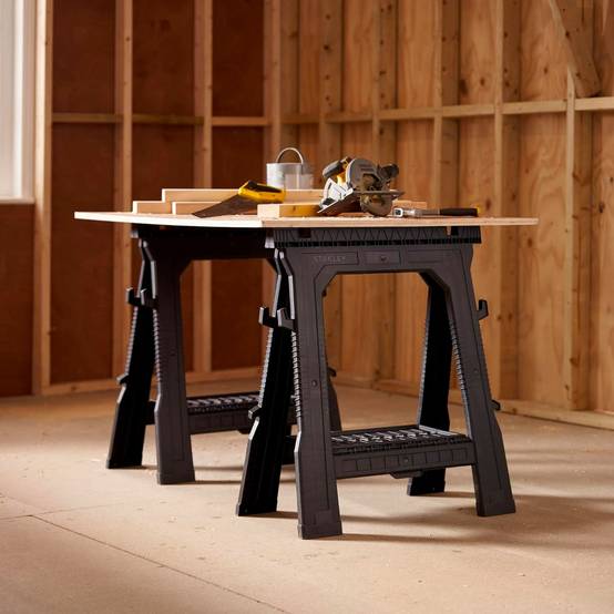 stanley - STANLEY Lot de 2 tréteaux PRO pliables 450kg STST1-70713 - Image 4
