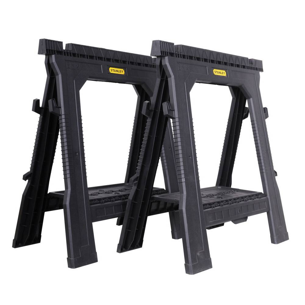 stanley - STANLEY Lot de 2 tréteaux PRO pliables 450kg STST1-70713