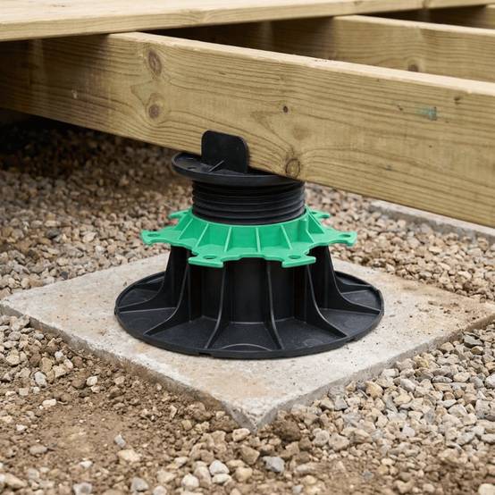 Plot terrasse bois réglable 80 à 140 mm - JOUPLAST - Carton de 11 plots - Image 4