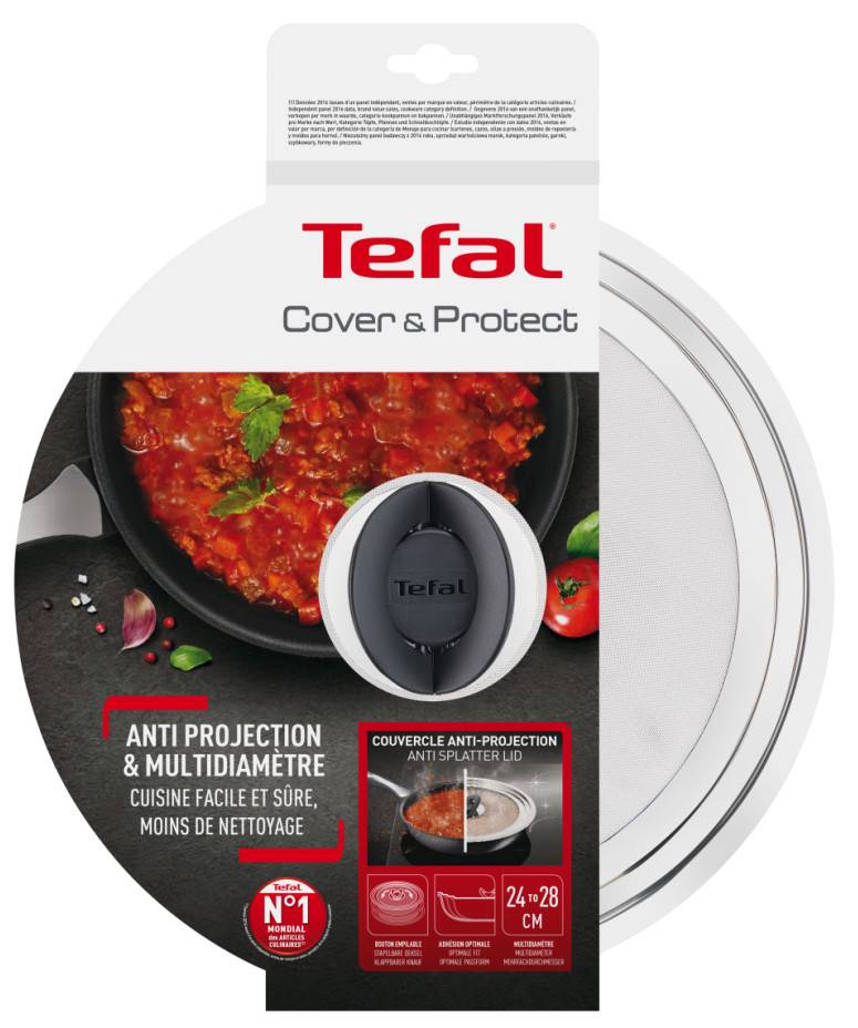 Couvercle anti-projection inox 24/30cm L9879902 Tefal - Imagen 4