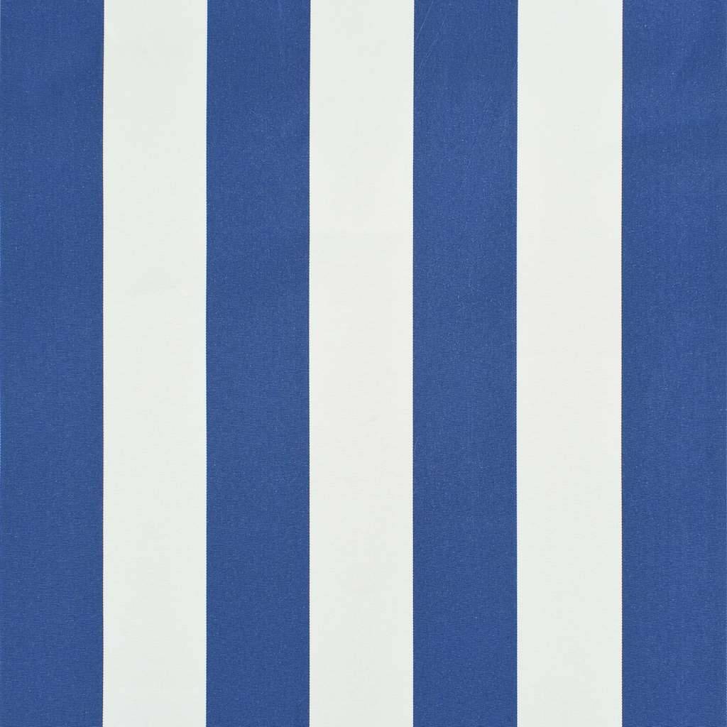 Store banne | Auvent rétractable 100x150 cm Bleu et blanc Maison Chic - Image 7