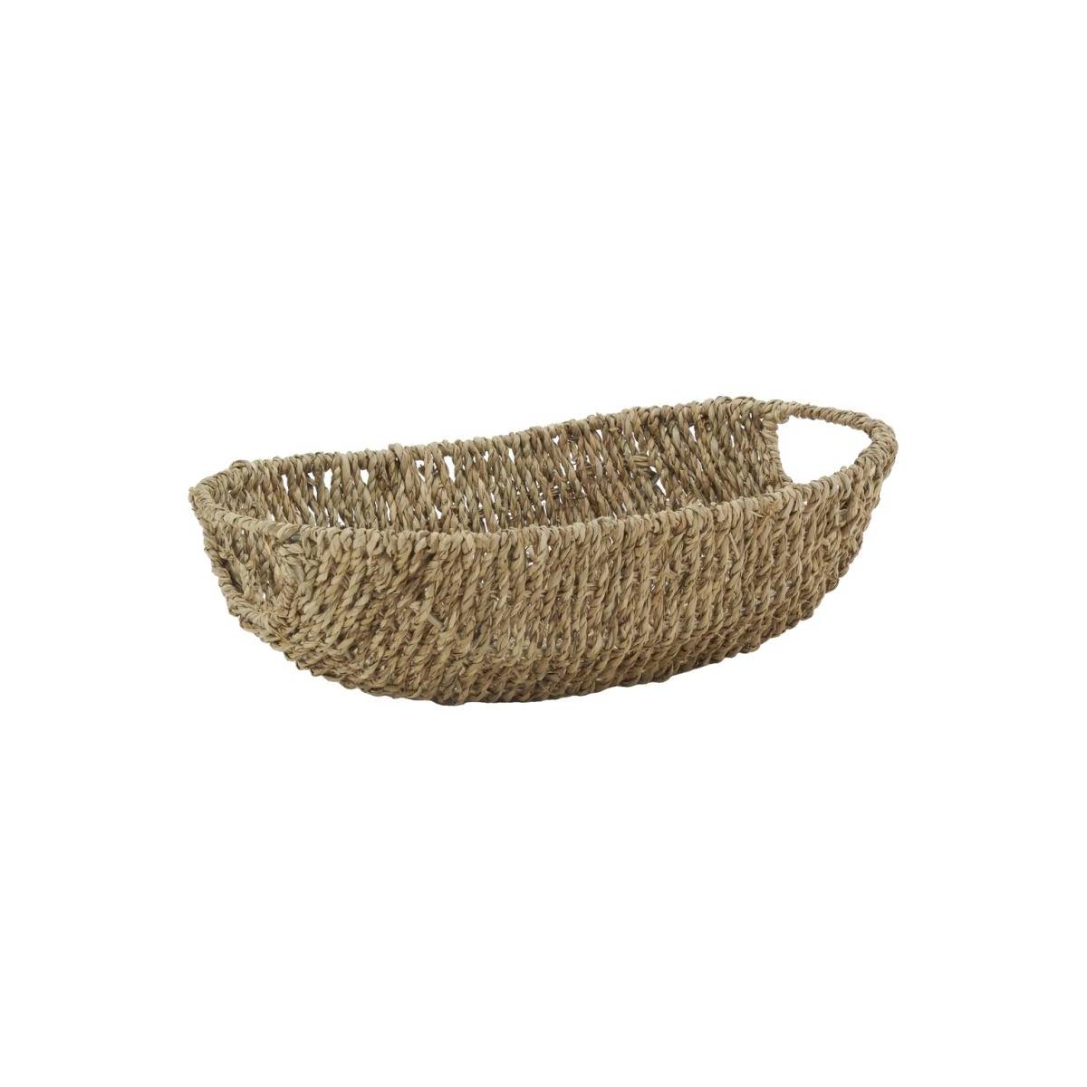 Aubry Gaspard - Corbeille ovale en jonc L 35 cm - Imagen 1