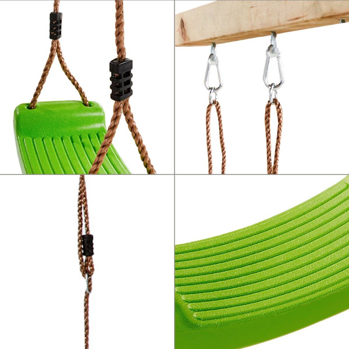Kangui - Balançoire en plastique pour aire de jeux - Vert Kangui - Imagen 3
