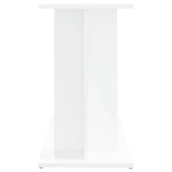 Meuble Aquarium Bois d'Ingénierie Support de Rangement Stable 80x35x60 cm Blanc - ComfortXL Outdoor Living - Image 5