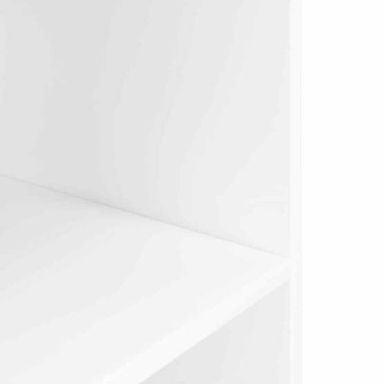 Meuble Aquarium Bois d'Ingénierie Support de Rangement Stable 80x35x60 cm Blanc - ComfortXL Outdoor Living - Image 6