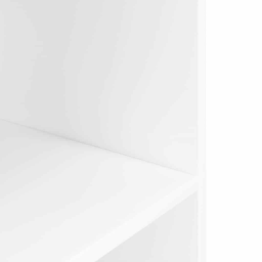 Meuble Aquarium Bois d'Ingénierie Support de Rangement Stable 80x35x60 cm Blanc - ComfortXL Outdoor Living - Image 6