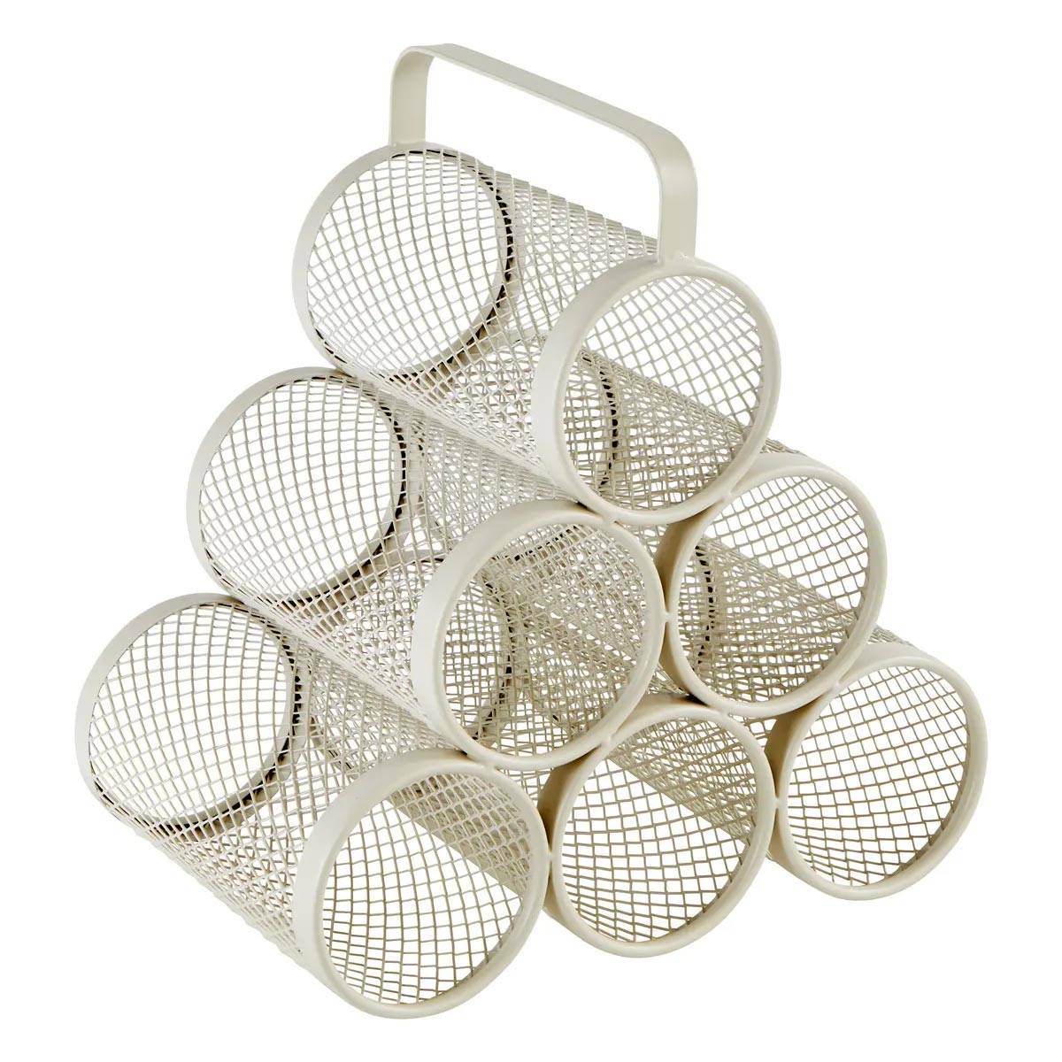 Range-Bouteilles Design "Mayaj" 30cm Beige