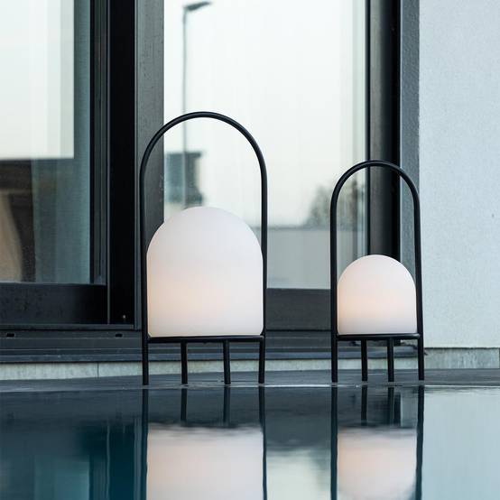 Paris Prix - Lampe à Poser d'Extérieur LED "Colie" 53cm Noir - Image 4