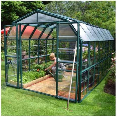 Canopia - Serre de jardin en polycarbonate Rion Grand Gardener 13,72 m², Ancrage au sol Oui - Image 1