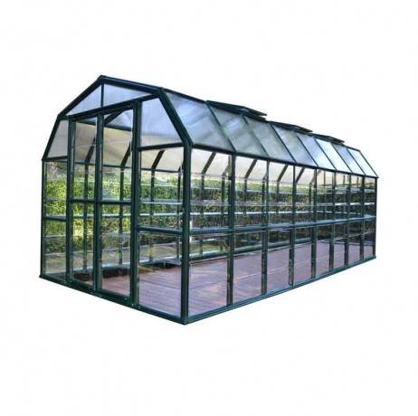 Canopia - Serre de jardin en polycarbonate Rion Grand Gardener 13,72 m², Ancrage au sol Oui - Image 2