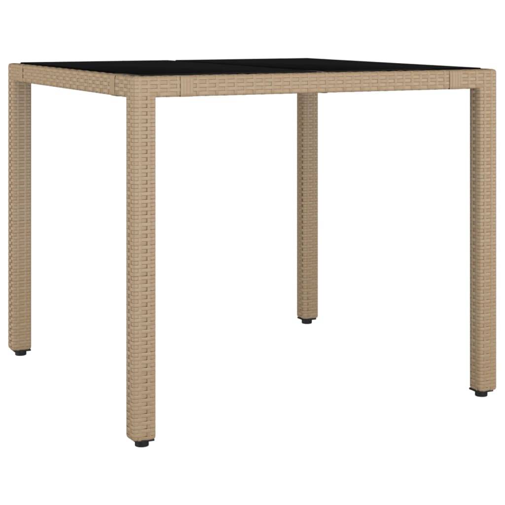 Salon de Jardin 2 Personnes en Résine Tressée Beige Fauteuils Inclinables – ComfortXL Outdoor Living - Image 4