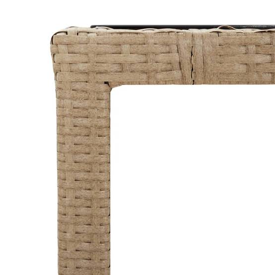 Salon de Jardin 2 Personnes en Résine Tressée Beige Fauteuils Inclinables – ComfortXL Outdoor Living - Image 6