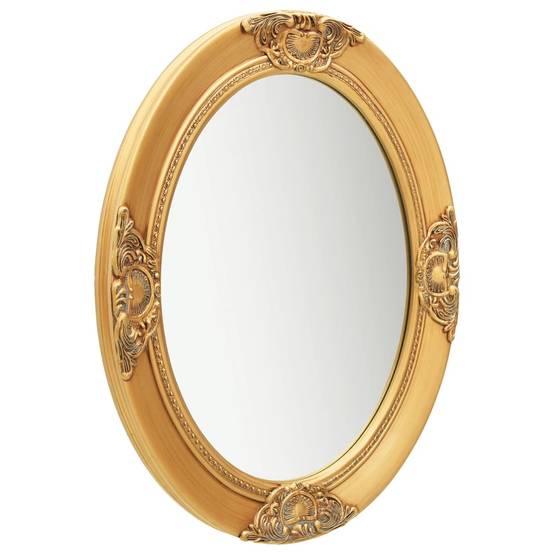 Maison Chic - Miroir mural style baroque 50x60 cm Doré Maison Chic - Image 1