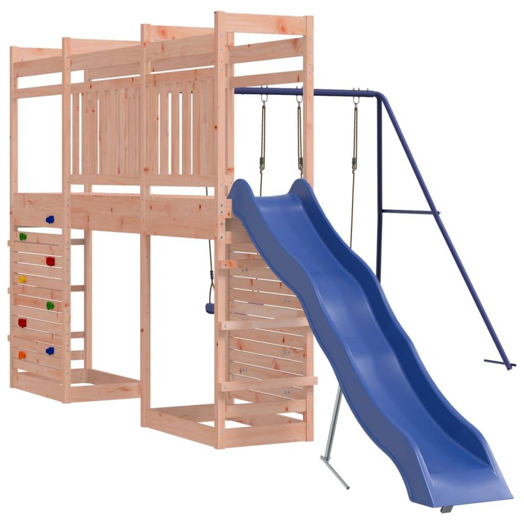 Helloshop26 - Aire de jeux d'extérieur balançoires toboggan portiques robuste jeux jardin 316 x 534 x 207 cm bois massif de douglas - Imagen 3