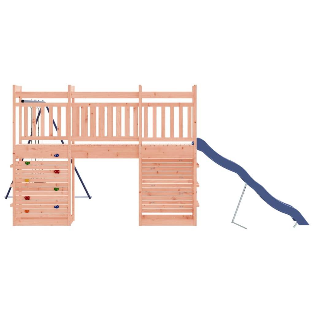 Helloshop26 - Aire de jeux d'extérieur balançoires toboggan portiques robuste jeux jardin 316 x 534 x 207 cm bois massif de douglas - Imagen 4