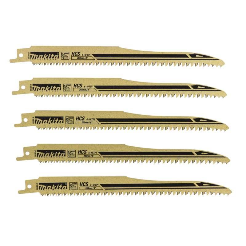 Makita - Lot de 5 Lames de scie sabre Super Express MAKITA B-05153 pour bois Makita
