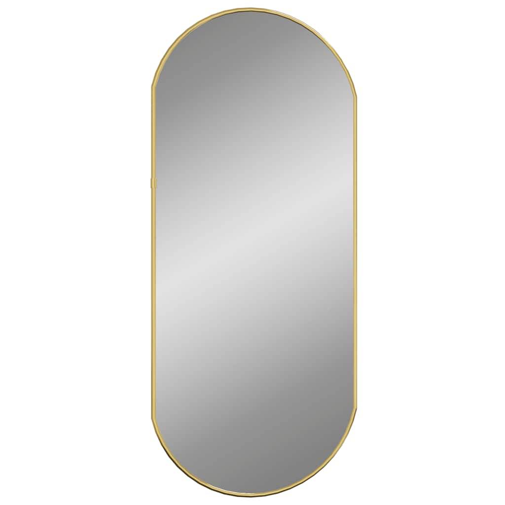 Maison Chic - Miroir mural Doré 70x30 cm Ovale Maison Chic