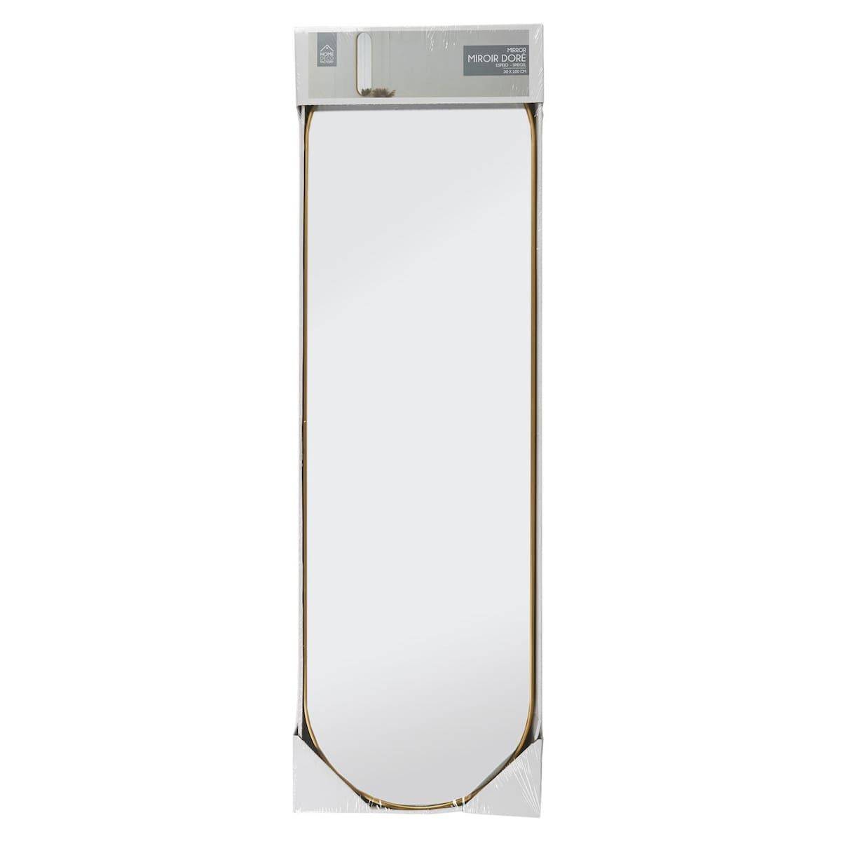 ALTOBUY - Miroir Doré Ovale 30x100 cm - HEVIA - Image 5