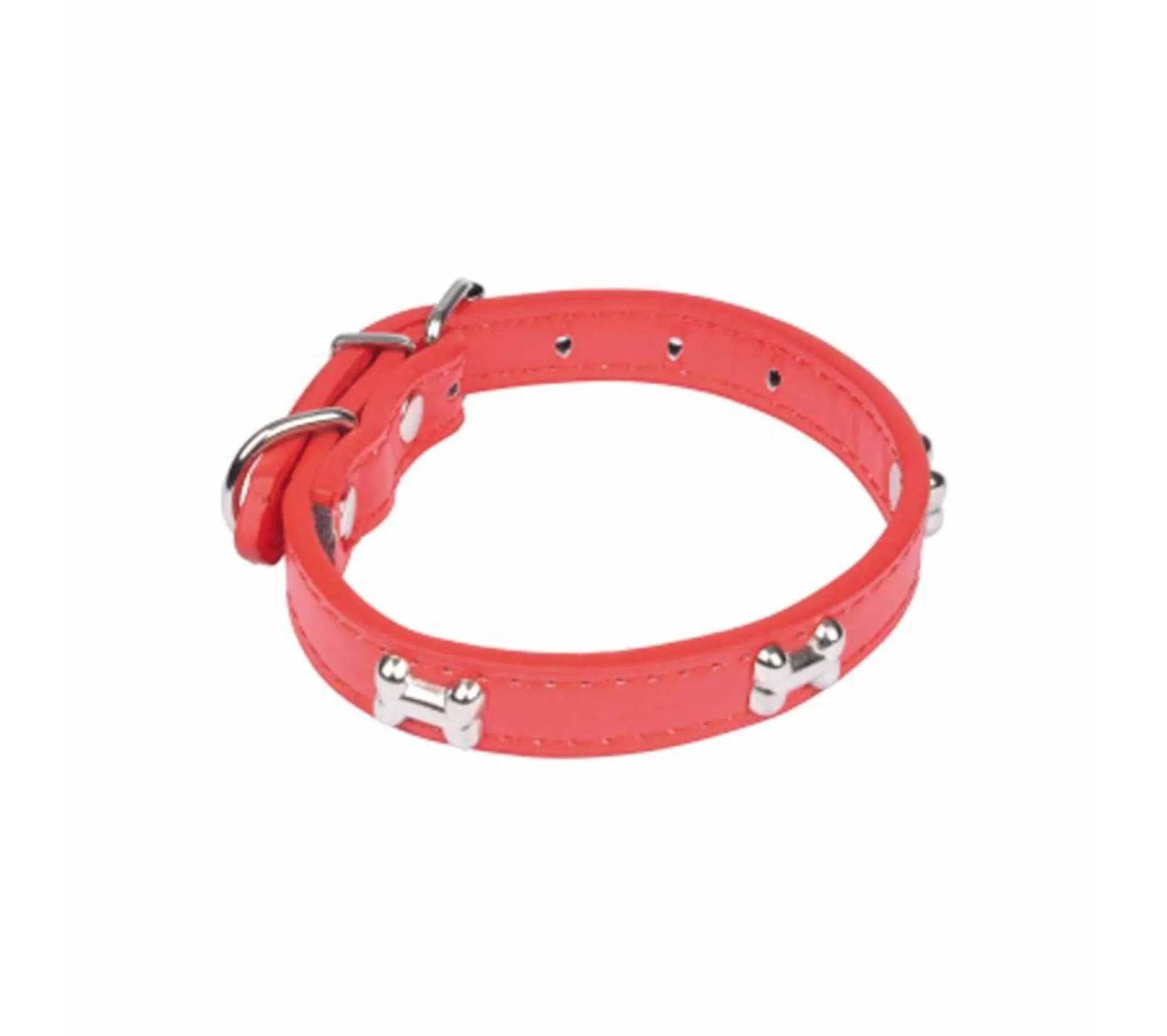 Collier pour chien rouge 35 cm M