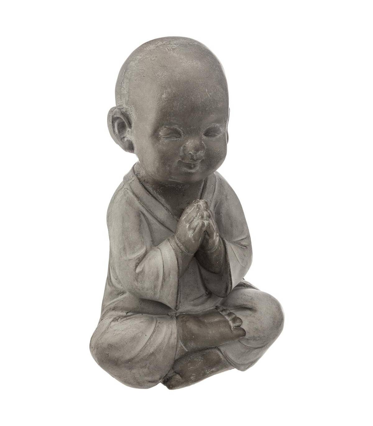 Objet décoratif  Bouddha enfant en magnésie H 37 cm