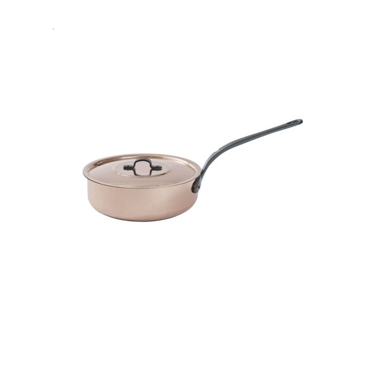 Baumalu - Sauteuse en cuivre 24 cm avec couvercle - Imagen 2