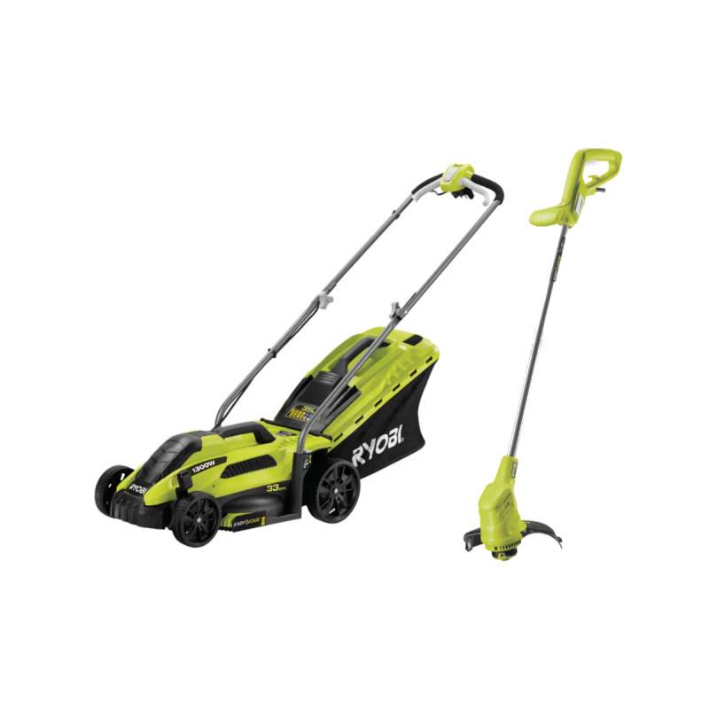 Ryobi - Pack RYOBI Tondeuse électrique 1300W 33cm RLM13E33S - Coupe bordures et dresse bordures 350W RLT3525