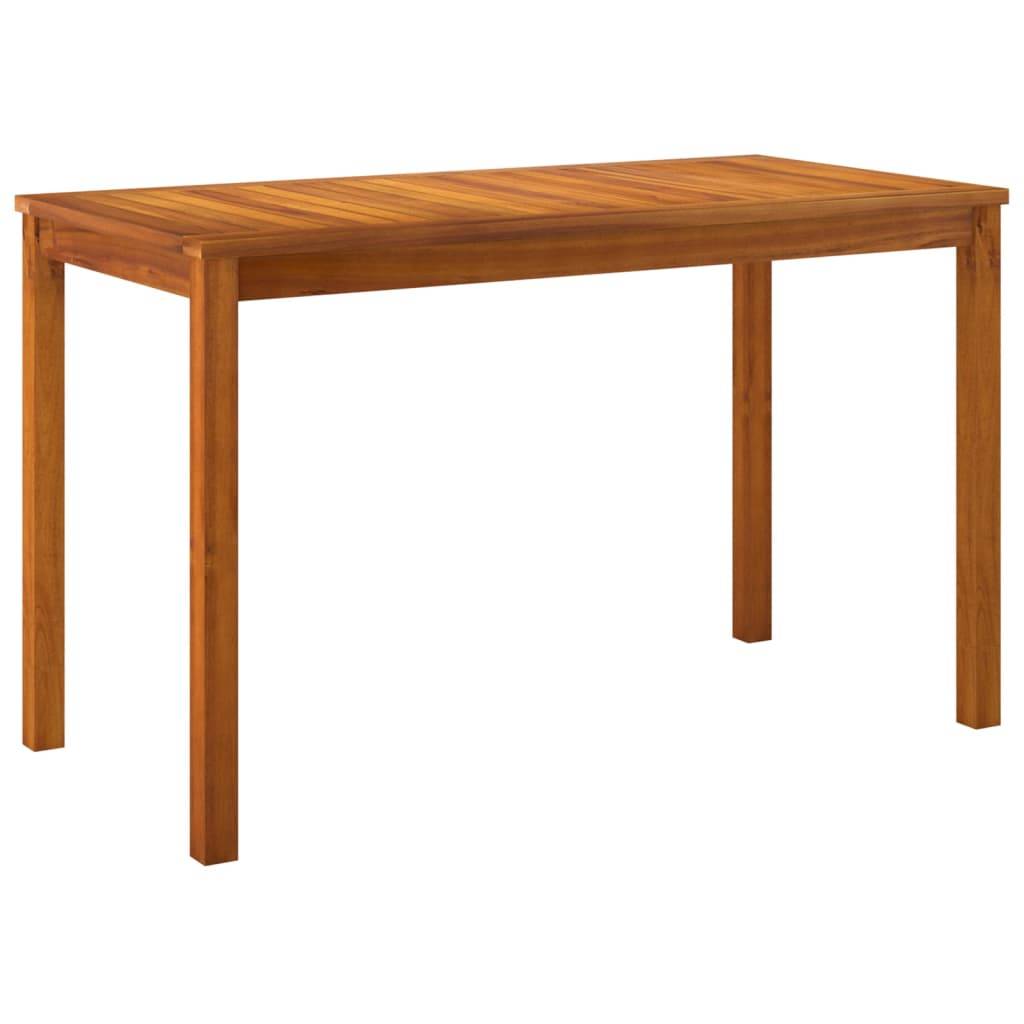 Ensemble à manger de jardin 3 pcs | Mobilier d'extérieur et coussins Acacia solide Maison Chic - Image 4