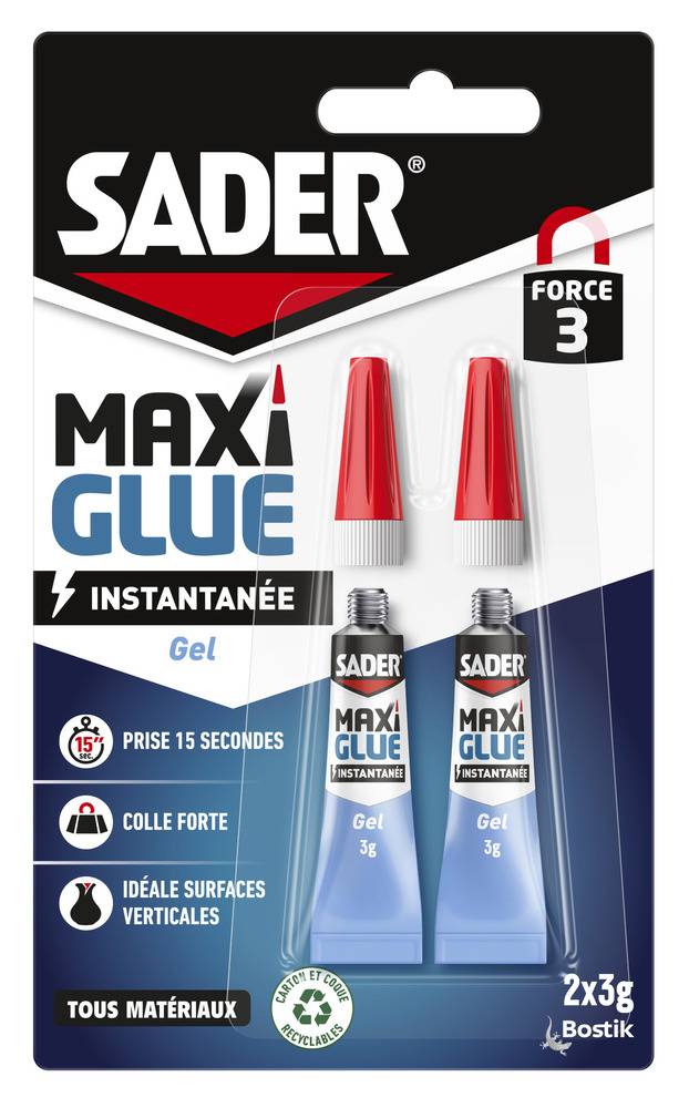 Sader - SADER MAXIGLUE GEL 2 X 3 G