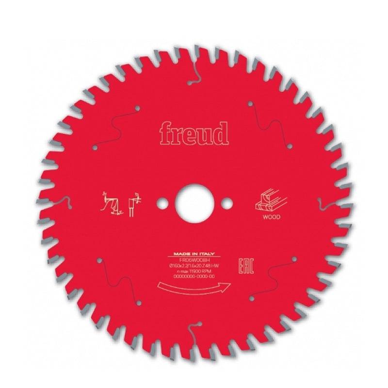 Lame pour scie circulaire portative FREUD - Ø235 2,8/1,8 AL30 Z24 BA 15° - F03FS09733 -FR20W003H - Imagen 4