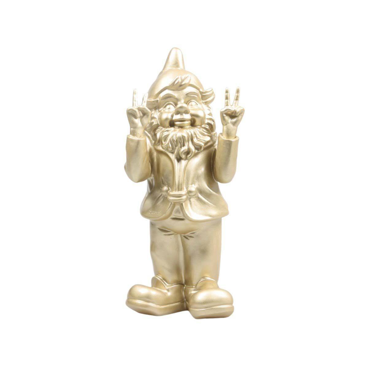 Stoobz - Nain de jardin en résine 13 x 11 x 31 cm Peace Stoobz - Imagen 1