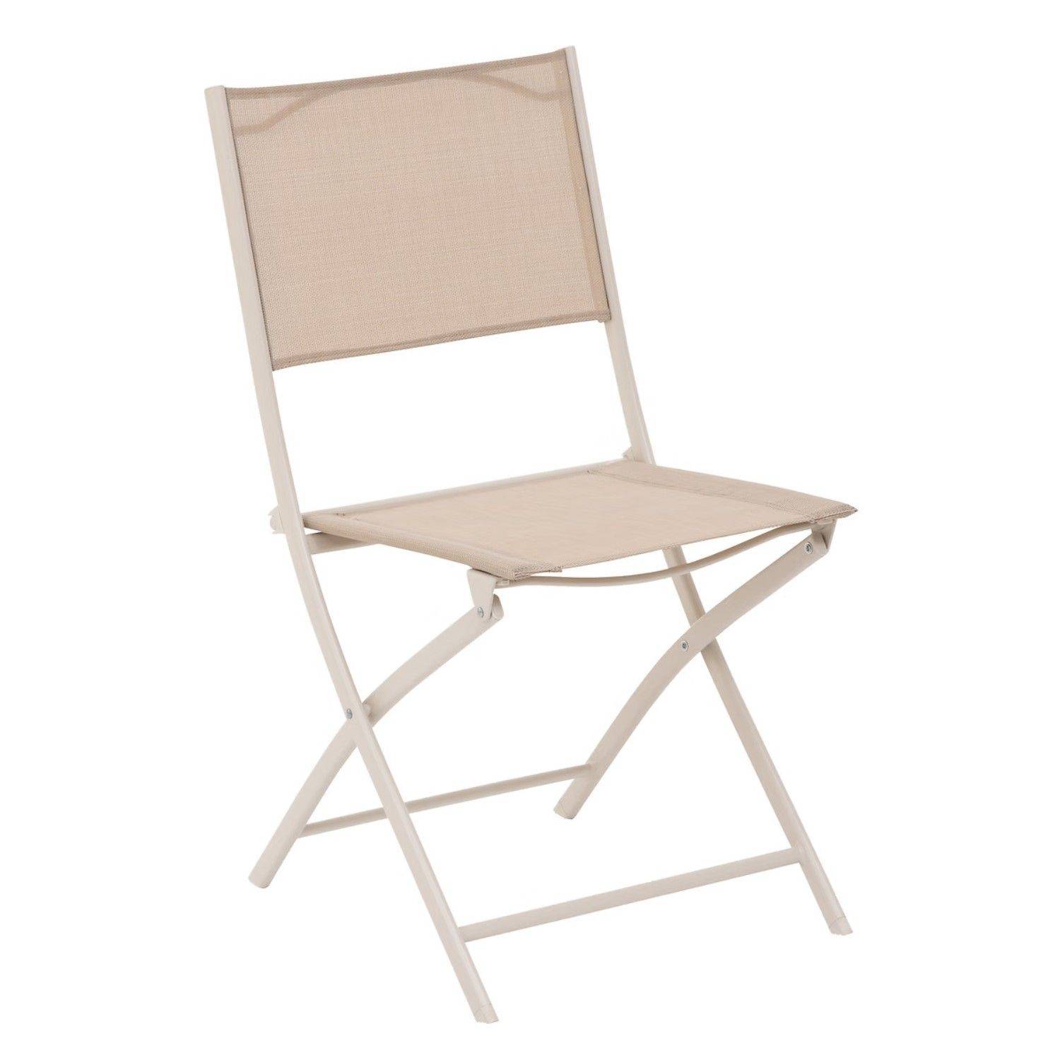 Sans Marque - Lot de 4 chaises de jardin pliables MODULA - Toilinux - Imagen 2