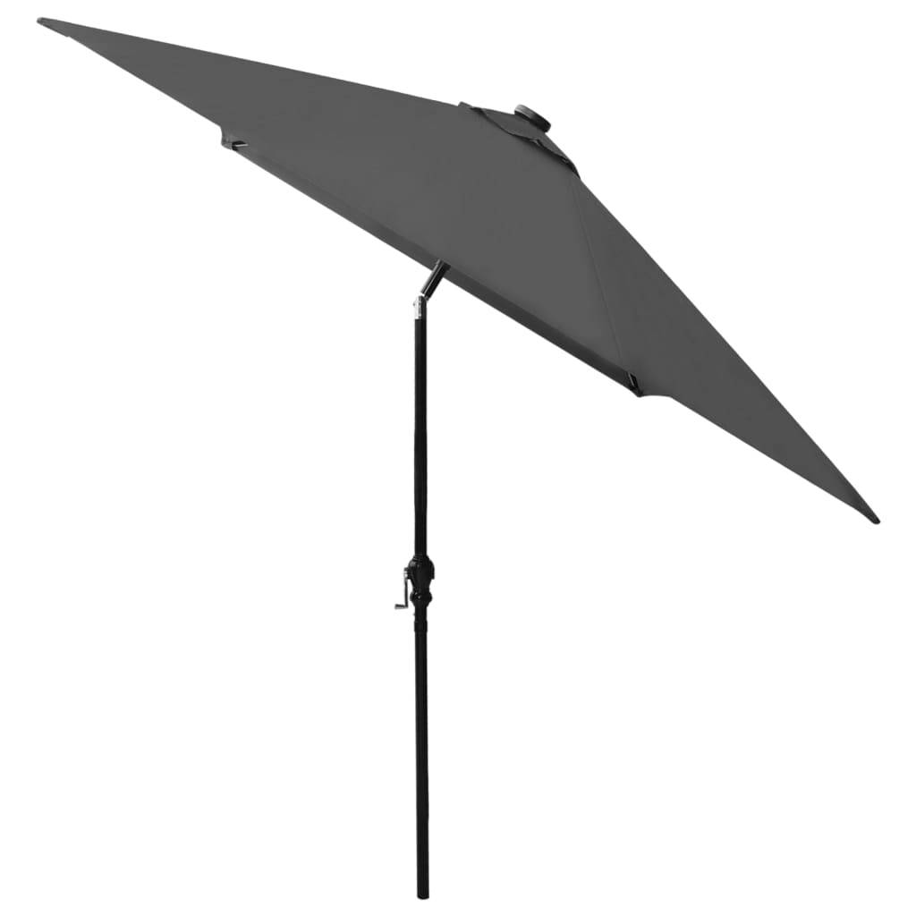 Helloshop26 - Parasol avec led et mât en acier 2 x 3 m anthracite - Imagen 5