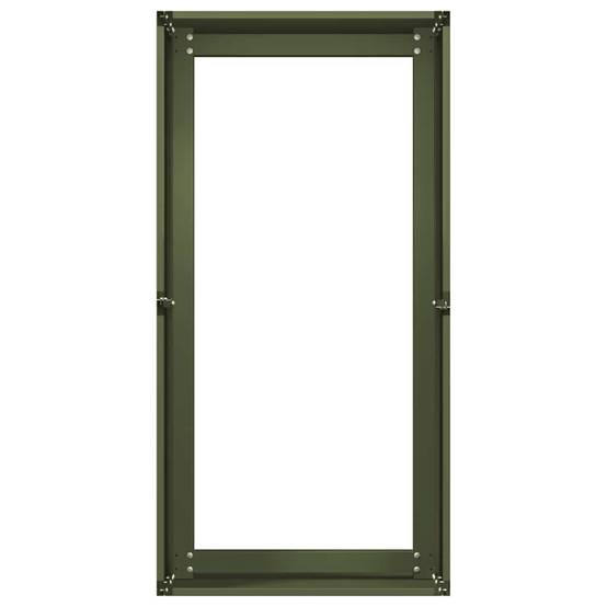 Potager Compact Rectangulaire Acier Laminé Solide pour Herbes Aromatiques et Fleurs Vert Olive 40x80x40cm – ComfortXL Outdoor Living - Image 5