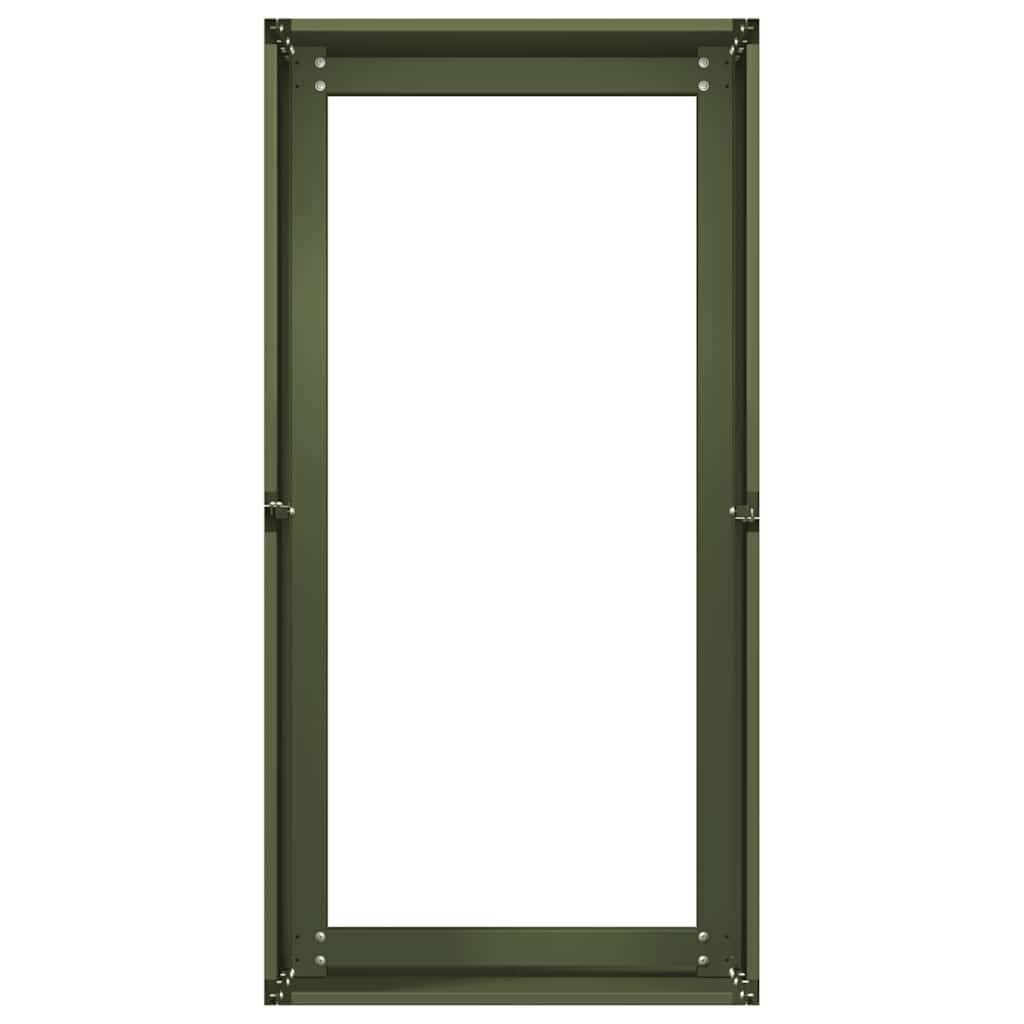 Potager Compact Rectangulaire Acier Laminé Solide pour Herbes Aromatiques et Fleurs Vert Olive 40x80x40cm – ComfortXL Outdoor Living - Image 5
