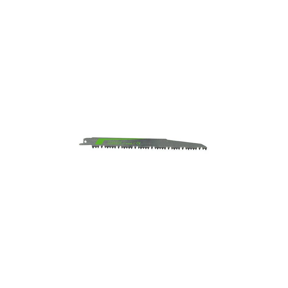 2 lames de scie sabre CV - Lu. 210 mm pas 5 mm - coupe grossière pour bois - LEMAN - 7704.02 - Imagen 1