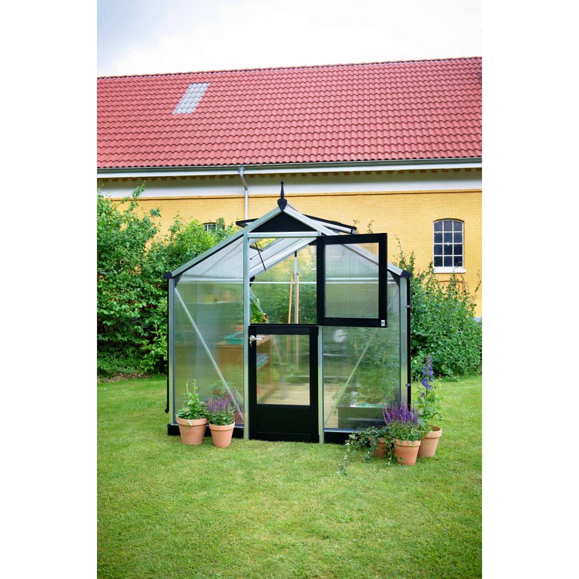 Juliana - Serre en polycarbonate 5,0 m² Compact, aluminium - Juliana - Image 2