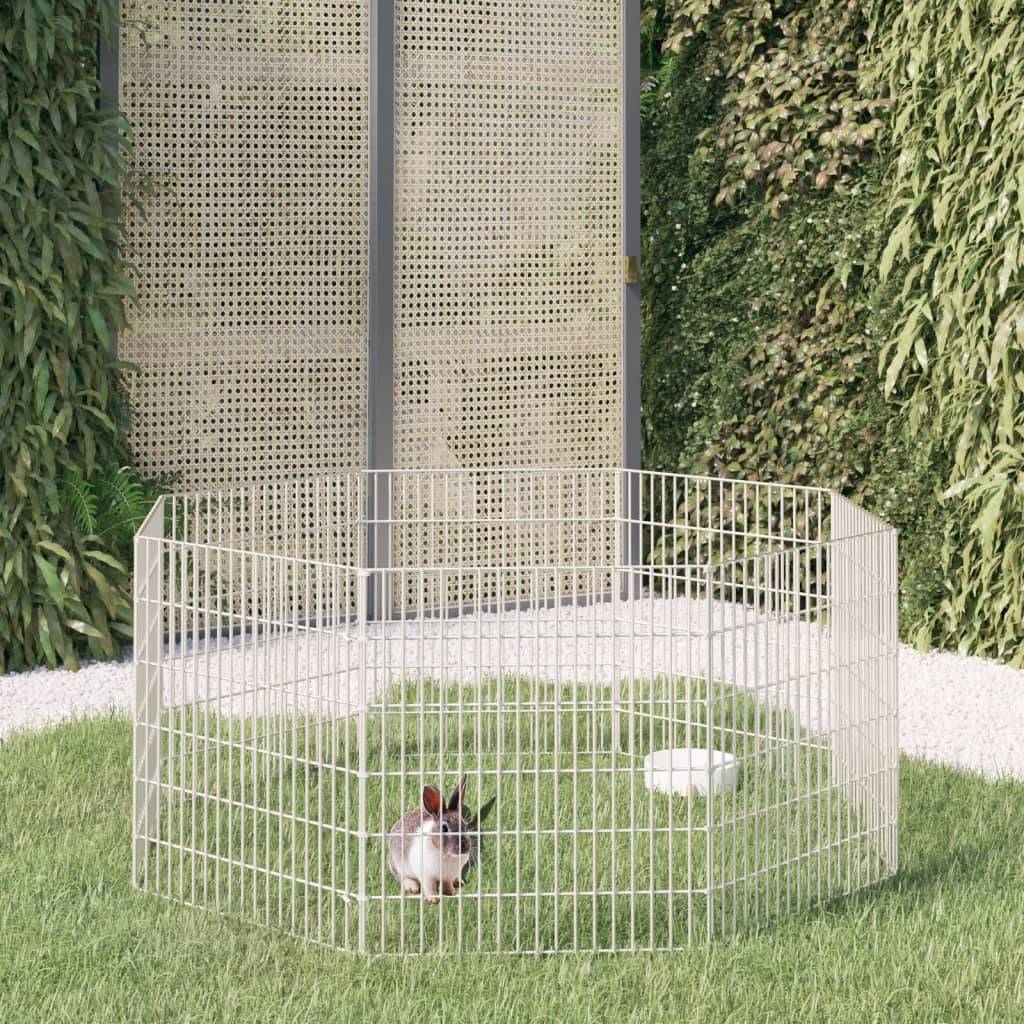Vidaxl - Enclos pour animaux en liberté 8 panneaux 54x60cm fer galvanisé vidaXL 171574