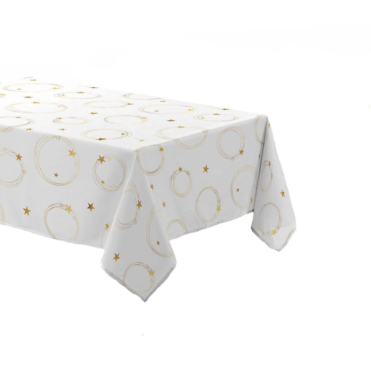 Sans Marque - Nappe rectangulaire antitache et infroissable Etoiles scintillantes - Douceur d'intérieur - Image 1