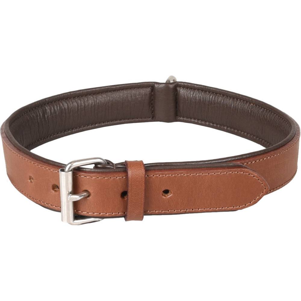 Collier Cuir XXL 52-61 cm ARIZONA brun pour chien. - Image 1