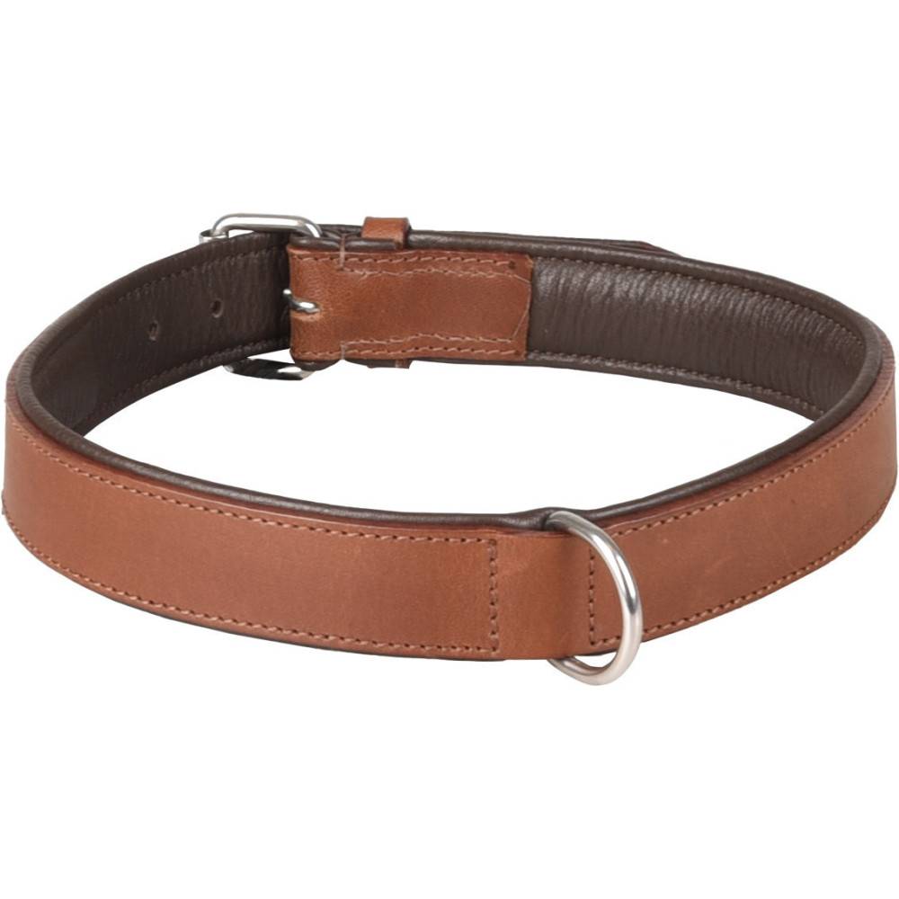 Collier Cuir XXL 52-61 cm ARIZONA brun pour chien. - Image 2