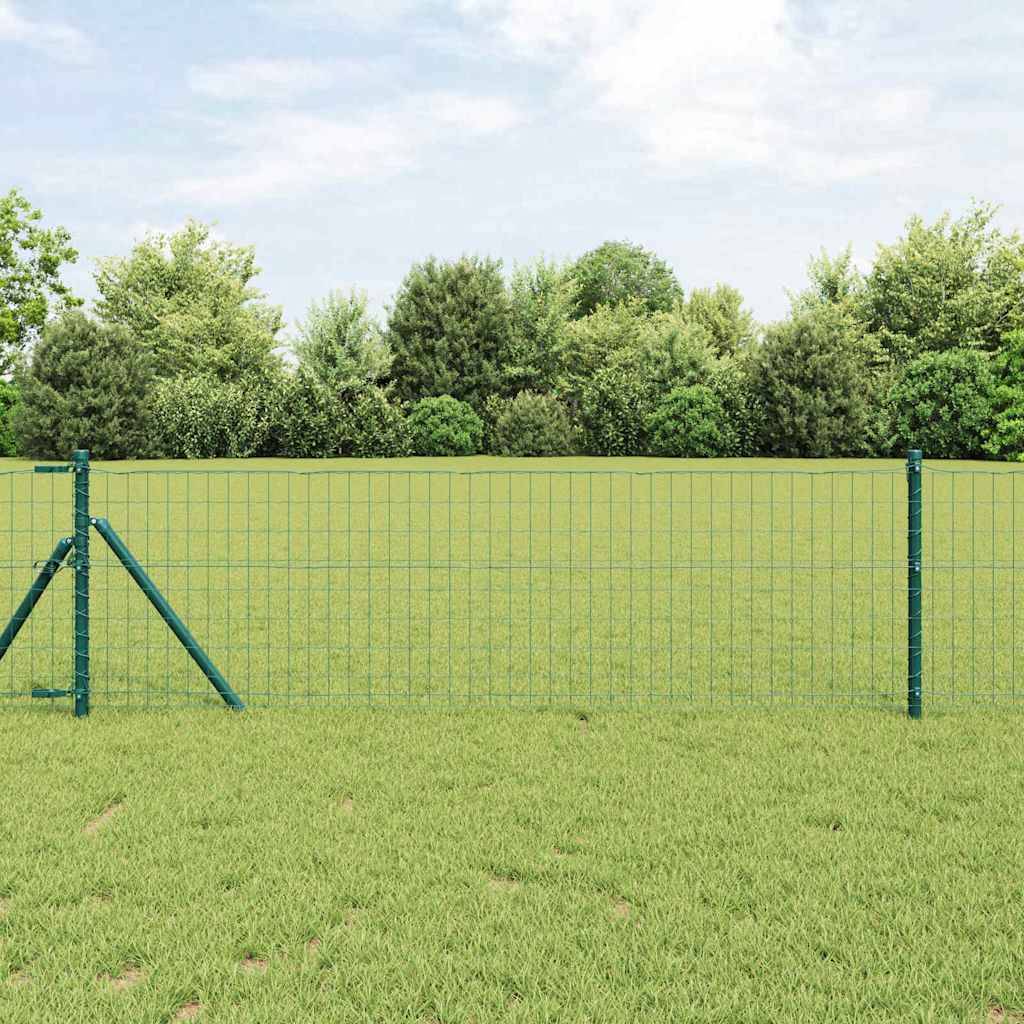 PANGIVO - Clôture acier PVC verte 0,8 x 25 m, Poids :27.51kg - PANGIVO - Image 1