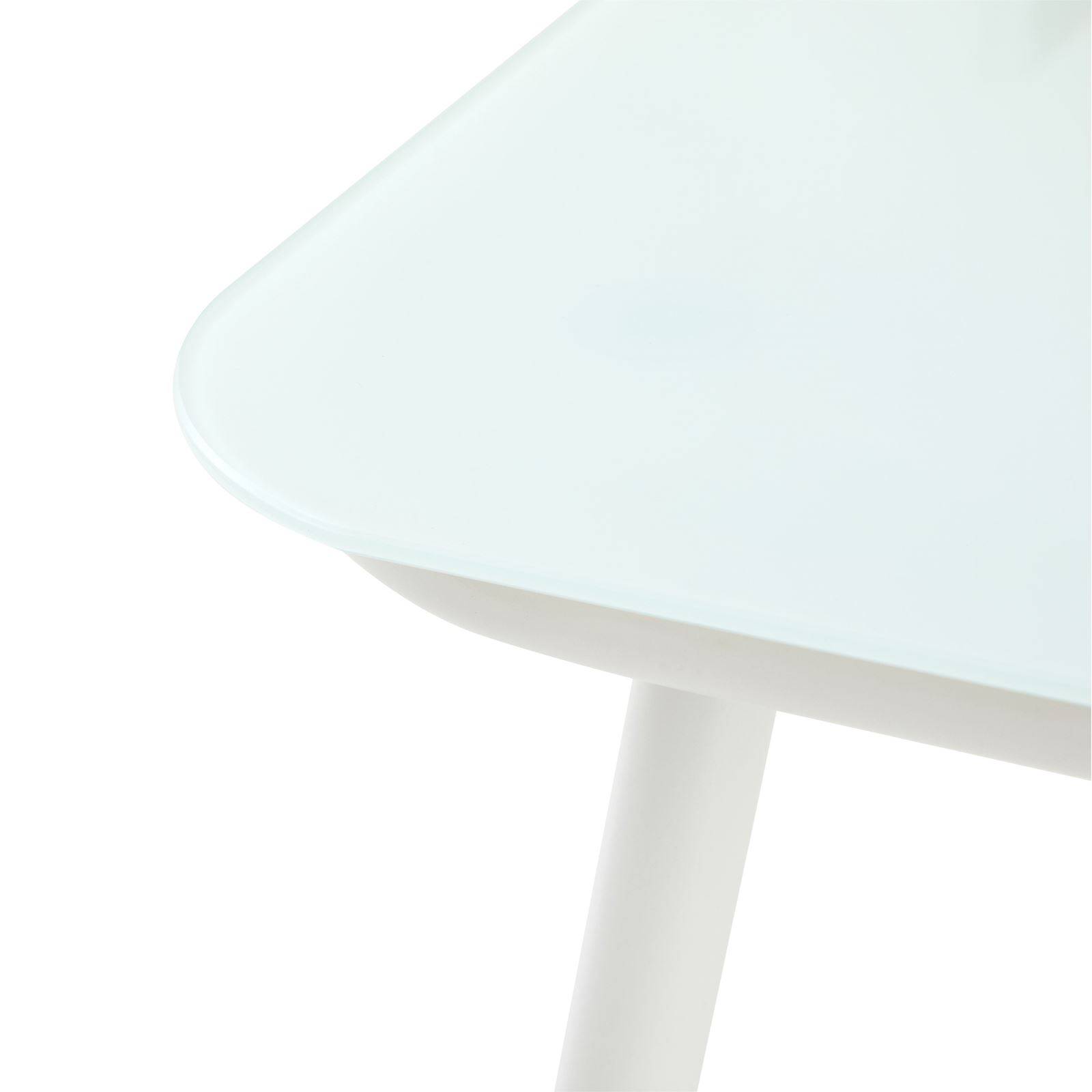 Salon de jardin JAKARTA avec 1 table et 1 canapé - Blanc et beige - Image 7