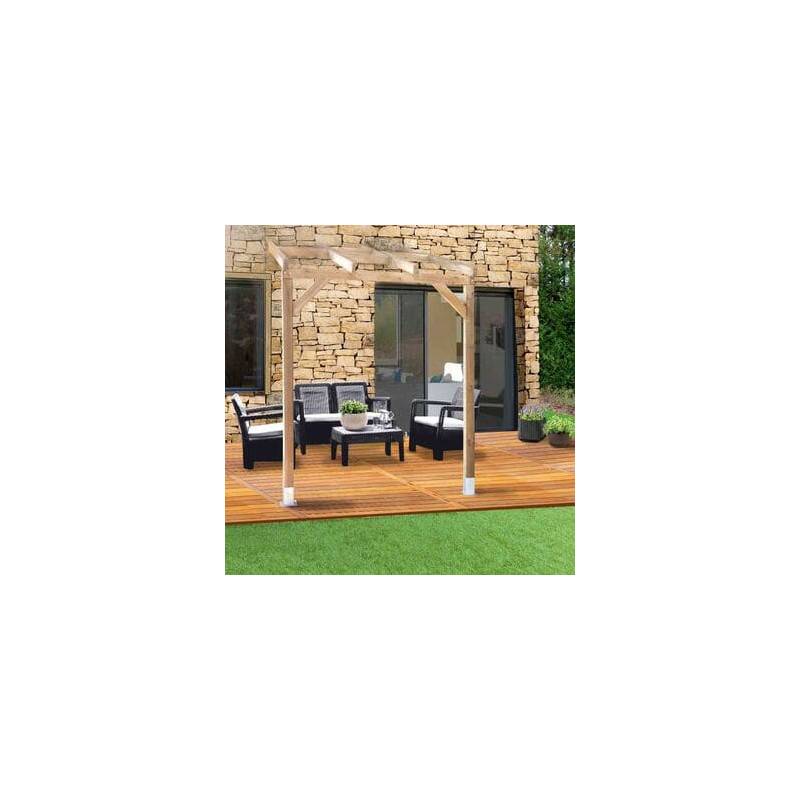 Habitat Et Jardin - Toit Terrasse Bois - 3x2 - Sans Toit - 188 X 303 X 254/274 Cm -habitat Et Jardin - Imagen 6
