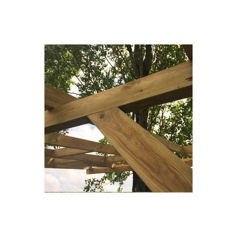 Habitat Et Jardin - Toit Terrasse Bois - 3x2 - Sans Toit - 188 X 303 X 254/274 Cm -habitat Et Jardin - Imagen 4