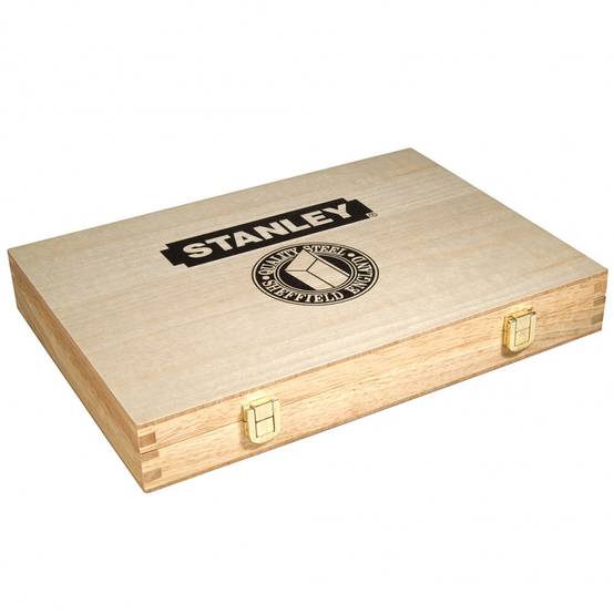 stanley - Ciseaux A Bois Manche Bois Réf Caractéristiques Coffret Bois 6 / 10 / 15 / 20 / 25 Mm - Image 3