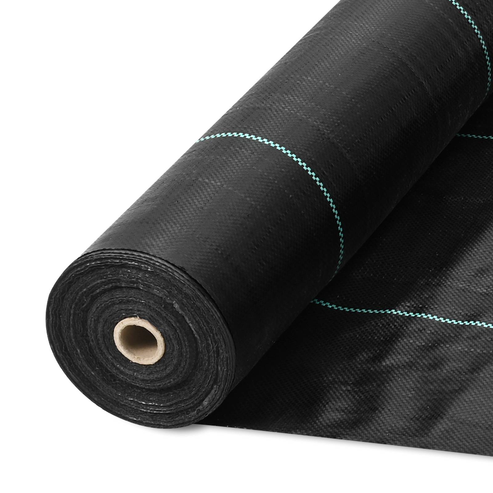 SucceBuy Toile paillage anti-mauvaises herbes 1x50 m, géotextile 100 g/m², perméable, pour aménagement. - Image 1