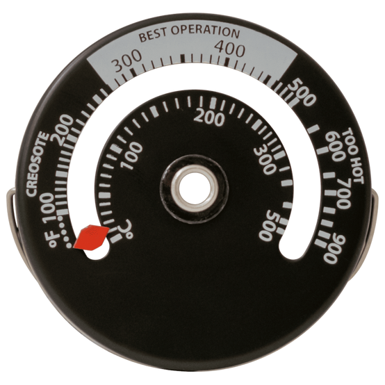 Pyro Feu 2012-12 Thermomètre avec aimant pour contrôle de la performance des poê - Image 2