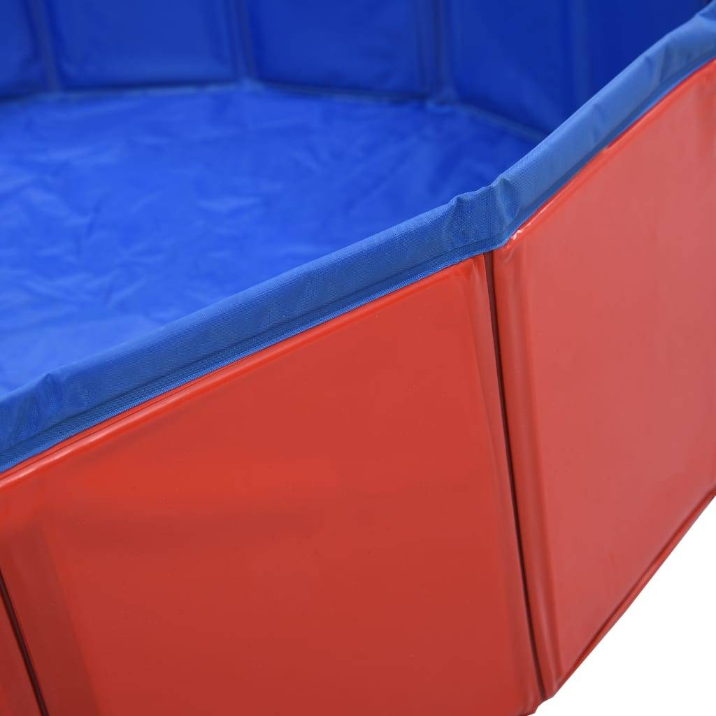 Vidaxl - Piscine pliable pour chiens Rouge 80x20 cm PVC vidaXL 170822 - Imagen 4