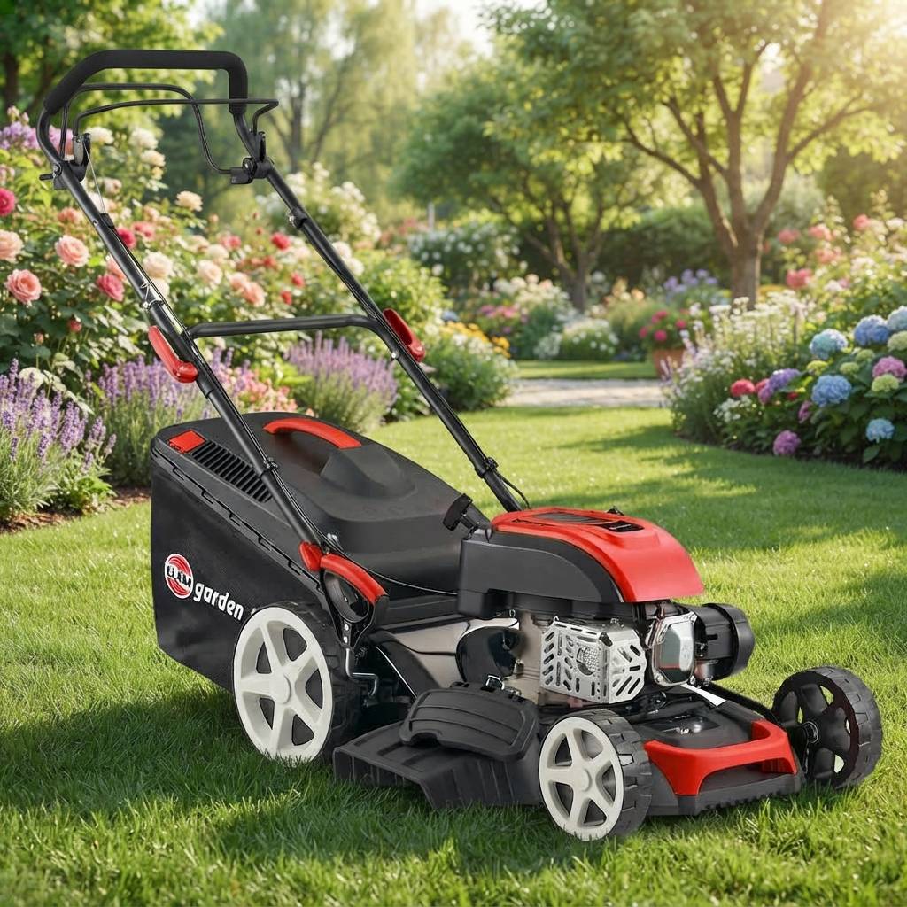Elem Garden Technic - Tondeuse thermique tractée 169 CC - 508mm avec éjection latérale et mulching - Image 4