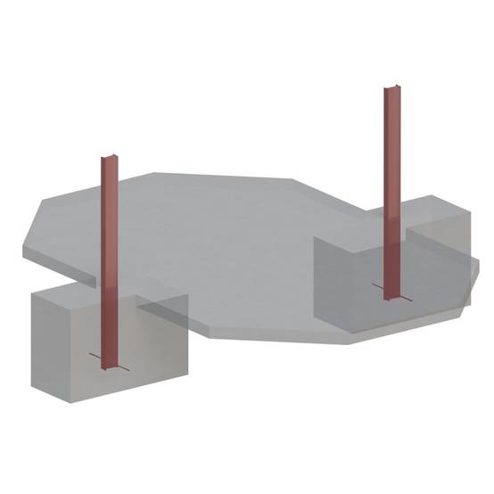 Altanka - Piscine hors sol en bois NEMO 4.3 x 3 - H.1.31 m, gris clair, fixations à sceller - BAS7303OSPI2 - ALTANKA - Image 5